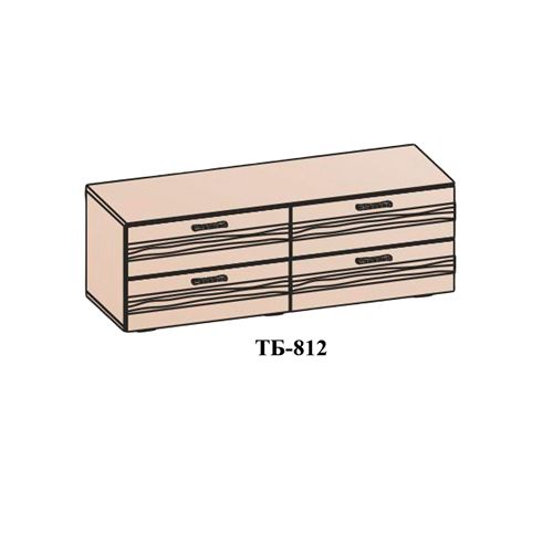 ТВ тумба Лотос ТБ-812, бодега белая