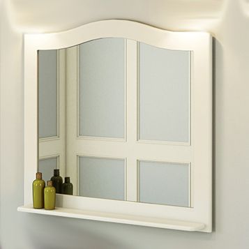 COMFORTY Зеркало Монако 100 Белый глянец