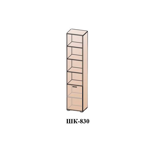 Шкаф Лотос 458 мм, ШК-830, бодега белая