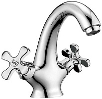 RUSH Смеситель для раковины Sakhalin SA5350-11 двухрычажный, хром