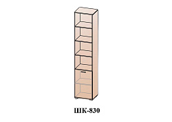 Шкаф Лотос 458 мм, ШК-830, бодега белая
