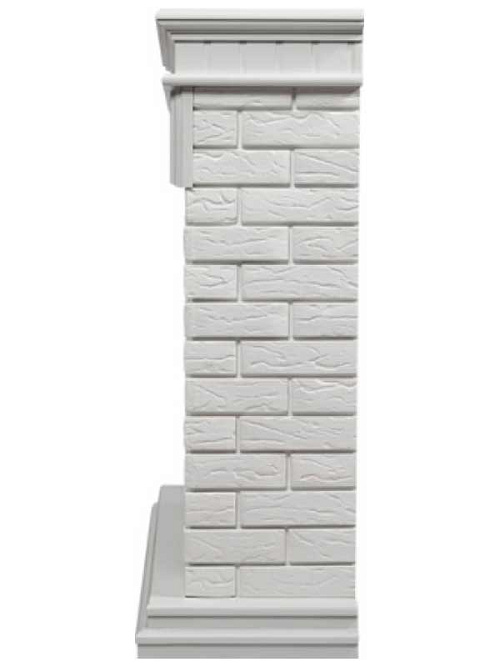 Портал Bricks 25 камень белый, белая эмаль