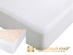 Наматрасник (простыня) 60*117*20 см, махра ПУ Caress (немаркированный)