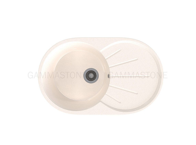Gamma STONE Мойка матовая GS-5 (белая) 735*455*185