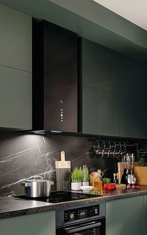 LEX Alto 400 Black Вытяжка декоративная