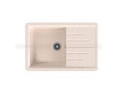 Gamma STONE Мойка матовая GS-7 (бежевая) 750*495*205