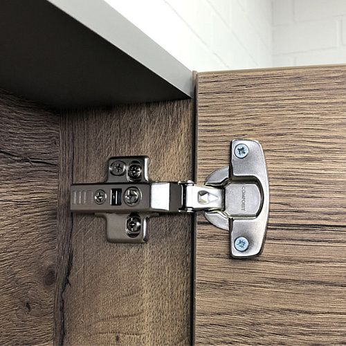 COMFORTY Зеркало-шкаф Никосия 70 Дуб темный