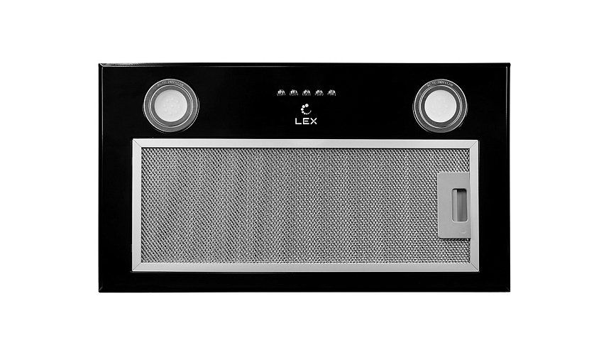 LEX GS BLOC P 600 BLACK Вытяжка полновстраиваемая