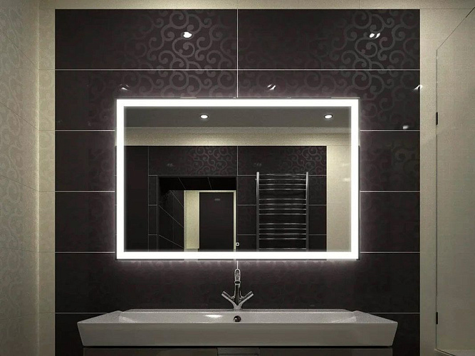 Agava Зеркало Mercury LED 900х700 с сенсором ЗЛП569