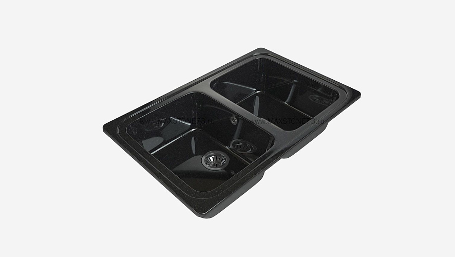MAXSTONE Мойка глянцевая MS-12 (звездное небо) 780*495*210