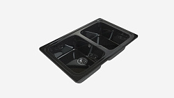 MAXSTONE Мойка глянцевая MS-12 (звездное небо) 780*495*210