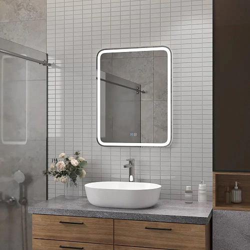 Agava Зеркало Russo LED 600x700 с сенсором ЗЛП3034