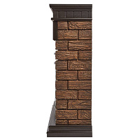Портал Bricks Wood 30 камень темный, шпон венге