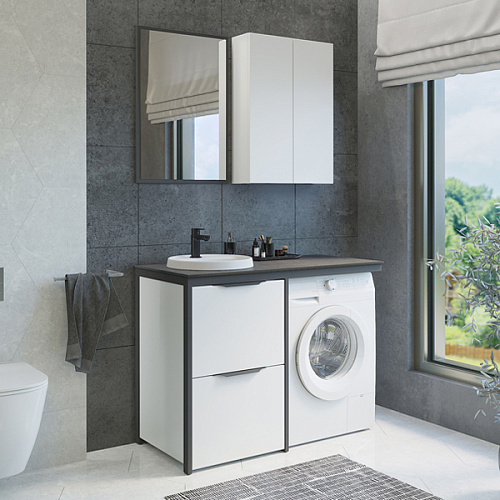 COMFORTY Зеркало Лозанна 55 Серый матовый