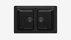 MAXSTONE Мойка глянцевая MS-12 (звездное небо) 780*495*210
