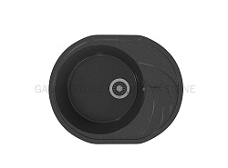 Gamma STONE Мойка матовая GS-8 (черная) 570*465*185