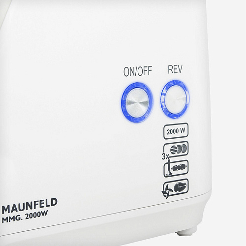 MAUNFELD MMG.2000W, белый Мясорубка