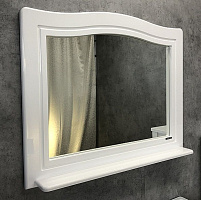 COMFORTY Зеркало Павия 100 Белый глянец