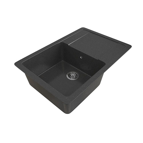 Gamma STONE Мойка матовая GS-15 (черная) 650*490*200