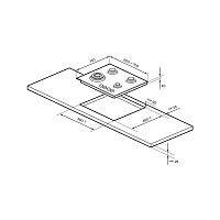 LEX GVS 645 IX Варочная панель газовая