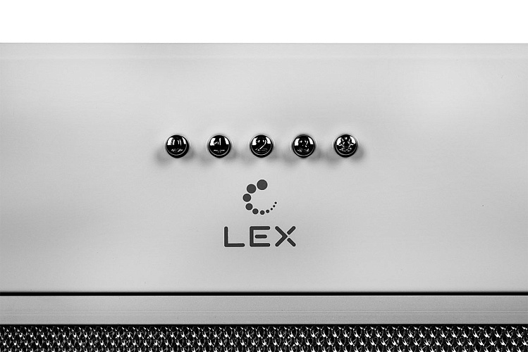 LEX GS BLOC P 600 WHITE Вытяжка полновстраиваемая