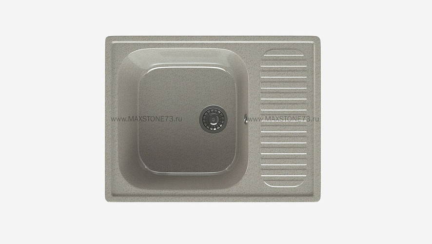 MAXSTONE Мойка глянцевая MS-6 (песочная) 640*490*215