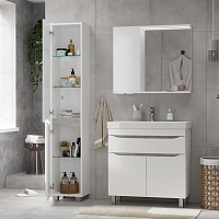 VOLNA Пенал Lake 35 напольный Белый универсальный