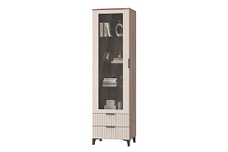 Шкаф-витрина Тоскана, бисквит