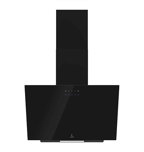 LEX MOZA 600 Black Вытяжка наклонная