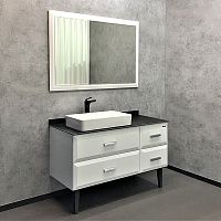 COMFORTY Зеркало Империя 120 Белый глянец