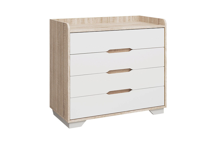 Комод Орландо, сонома/белый
