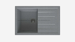 MAXSTONE Мойка глянцевая MS-14 (темно-серая) 760*490*210