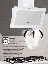 LEX MIO G 500 WHITE Вытяжка наклонная