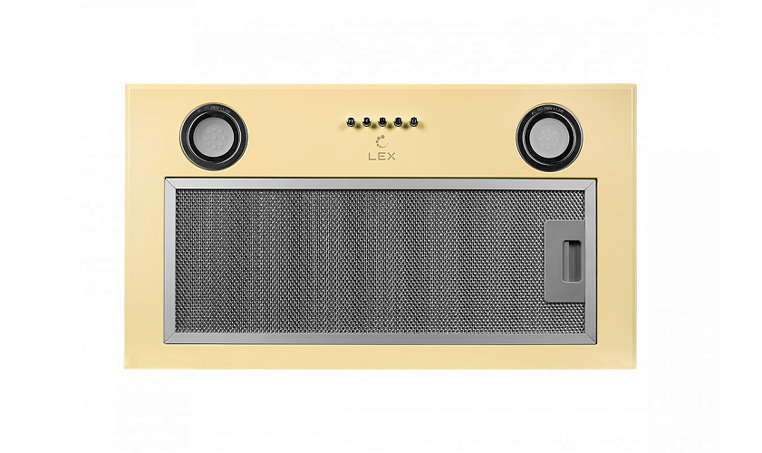 LEX GS BLOC P 600 IVORY Вытяжка полновстраиваемая