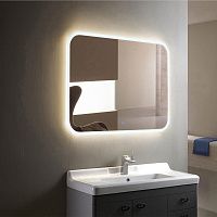 Agava Зеркало Demure LED 900х800 с сенсором ЗЛП880