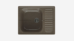 MAXSTONE Мойка глянцевая MS-6 (терракот металлик) 640*490*215