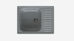MAXSTONE Мойка глянцевая MS-6 (темно-серая) 640*490*215