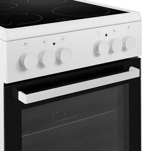 Maunfeld MEC55CW07 белый Кухонная плита электрическая