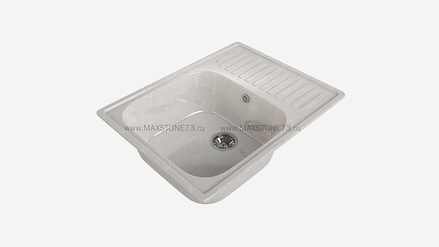MAXSTONE Мойка глянцевая MS-6 (бежевая) 640*490*215