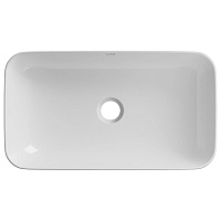 WAVE Раковина накладная Promo прямоугольная 605*350*140 белая