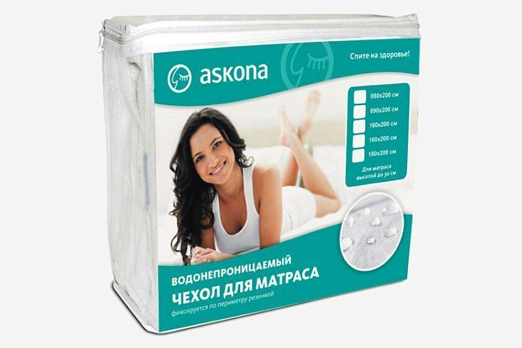 Наматрасник "Аскона"  80*200см на резинке