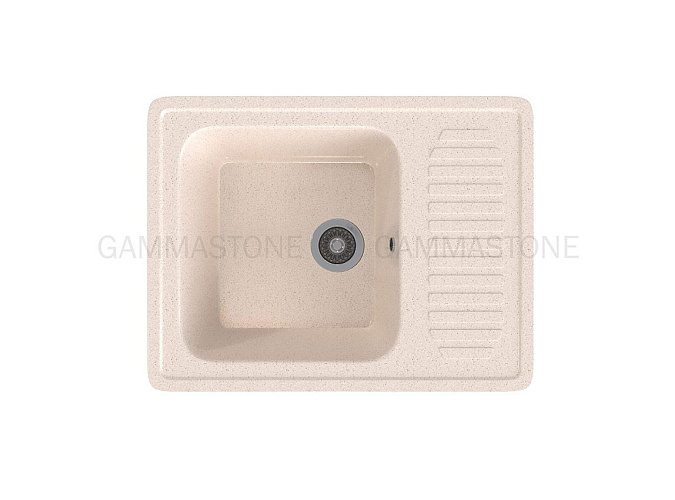 Gamma STONE Мойка матовая GS-6 (бежевая) 640*495*190