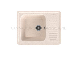 Gamma STONE Мойка матовая GS-6 (бежевая) 640*495*190