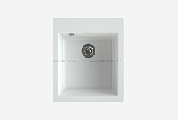 MAXSTONE Мойка глянцевая MS-25 (белый снег) 415*490*200