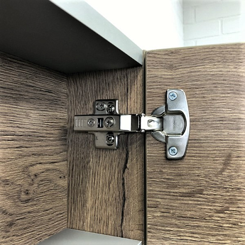 COMFORTY Зеркало-шкаф Никосия 60 Дуб темный