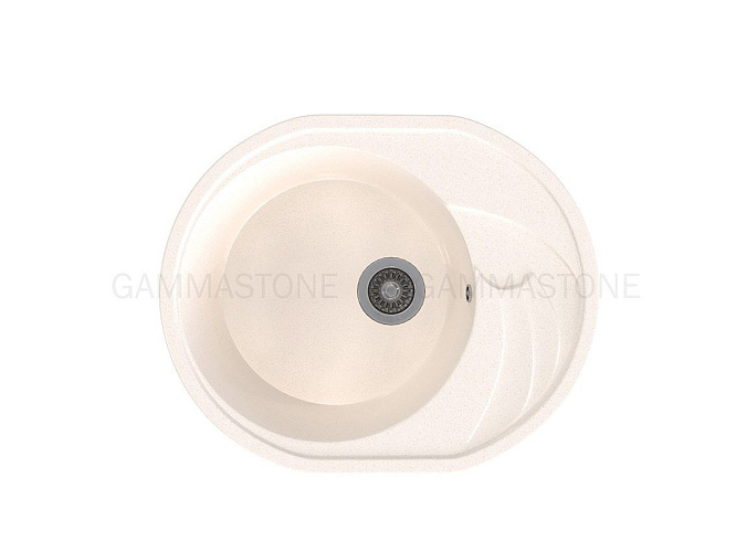 Gamma STONE Мойка матовая GS-8 (белая) 570*465*185