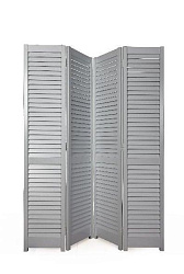 Ширма жалюзийная Серая 1,8м*1,6м  (4 секции)