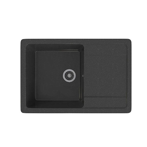 Gamma STONE Мойка матовая GS-15 (черная) 650*490*200