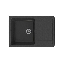 Gamma STONE Мойка матовая GS-15 (черная) 650*490*200