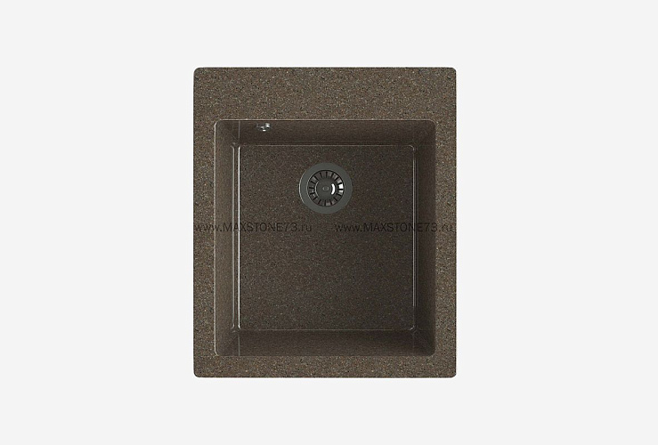 MAXSTONE Мойка глянцевая MS-25 (терракот металлик) 415*490*200